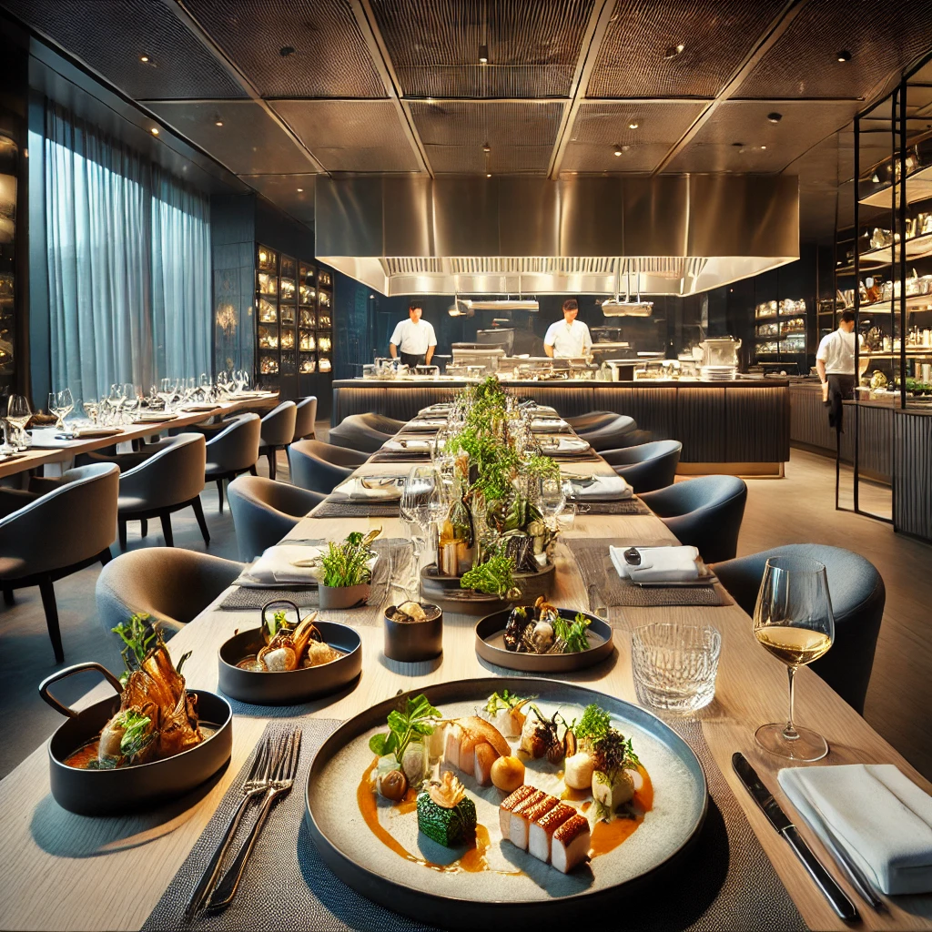 L’Atelier de Joël Robuchon (Three Michelin Stars) – French Culinary Masterpiece